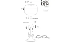 Bordslampor-Globen Lighting Bullen Bordslampa 25cm Vit