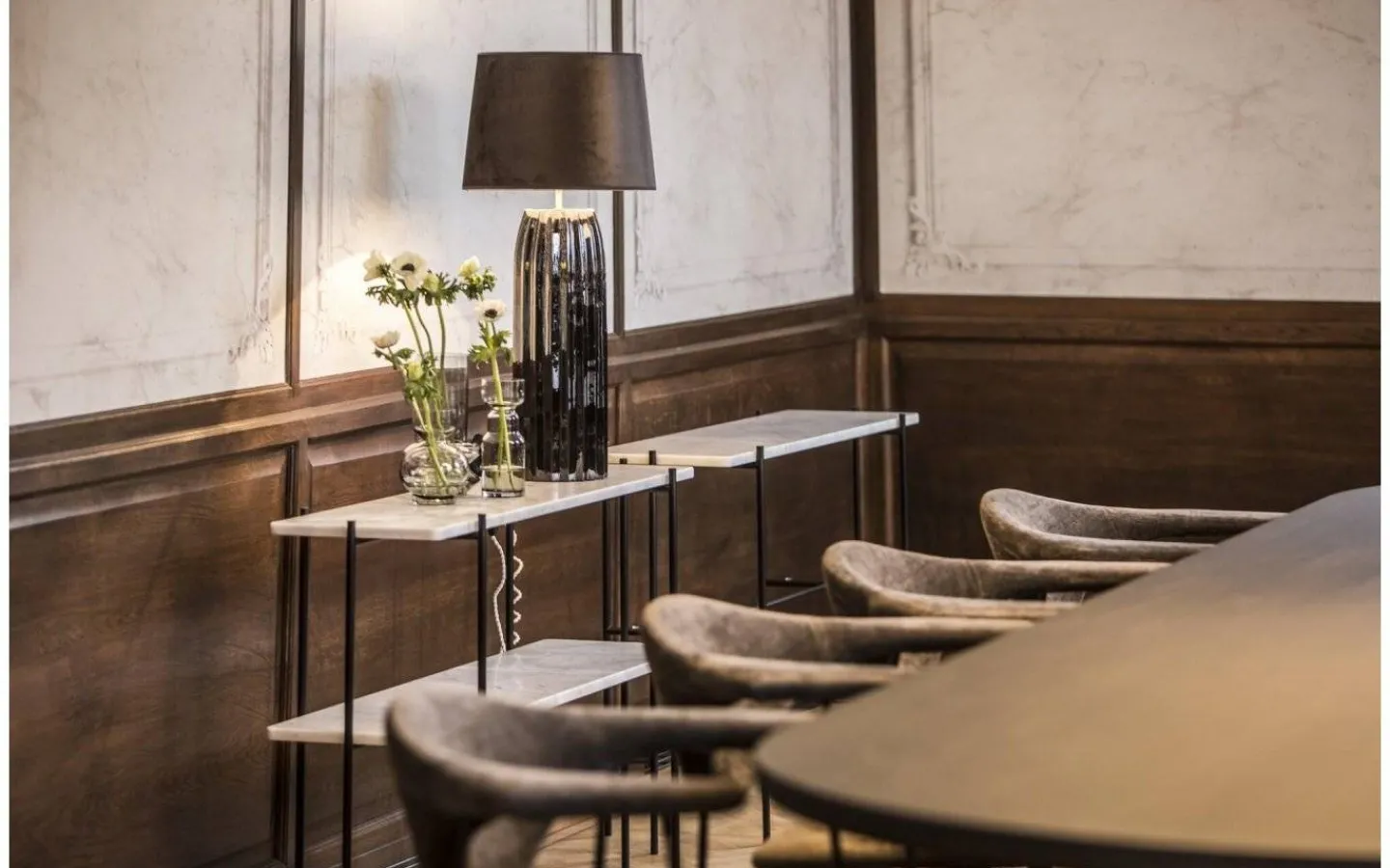 Vardagsrum|Sovrum-Hallbergs Bullet Lampfot 58cm Blå