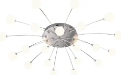 Plafonder < Trio Lighting Bullet Plafond LED borstat stål