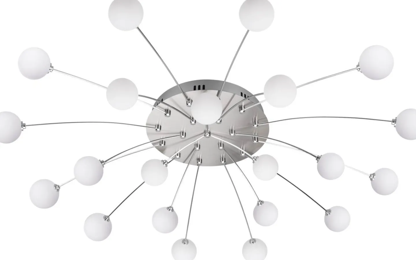 Plafonder < Trio Lighting Bullet Plafond LED borstat stål