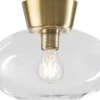 Badrum|Hall & Trappa-Belid Bullo Plafond 27cm Mässing/Klar