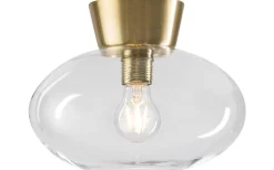 Badrum|Hall & Trappa-Belid Bullo Plafond 27cm Mässing/Klar