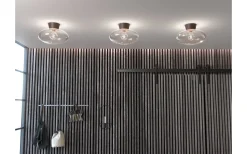 Plafonder < Belid Bullo Plafond 38cm Oxid/Klarglas