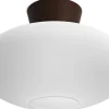 Plafonder < Belid Bullo Plafond 38cm Oxid/Opalglas