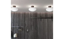 Plafonder < Belid Bullo Plafond 38cm Oxid/Opalglas