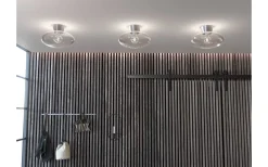 Badrum|Hall & Trappa < Belid Bullo XL Plafond 38cm Aluminium/Klar