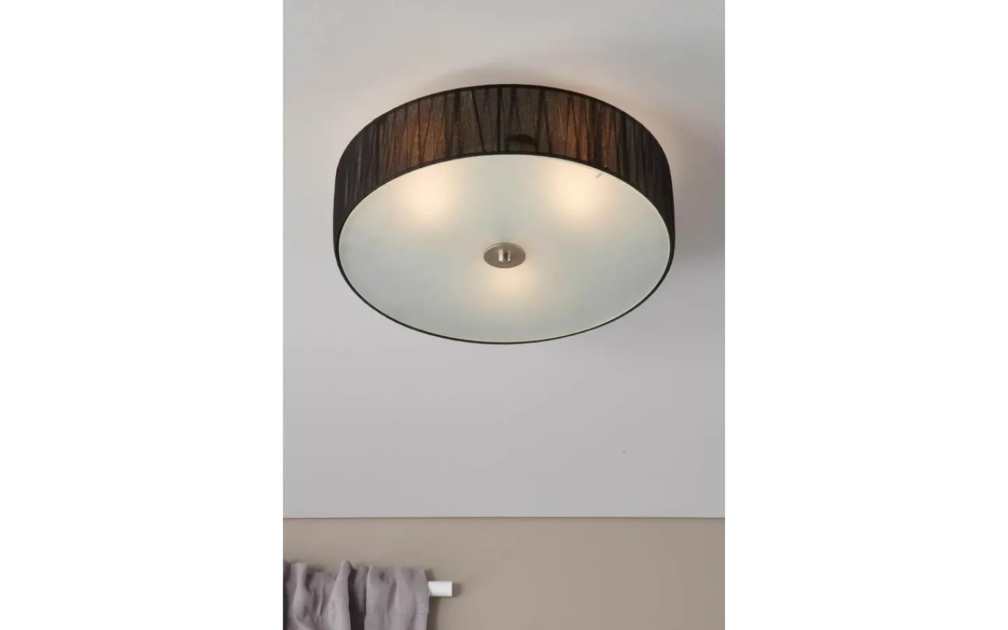 Plafonder < Markslojd Byske Plafond 40cm 3L Svart/Frostad