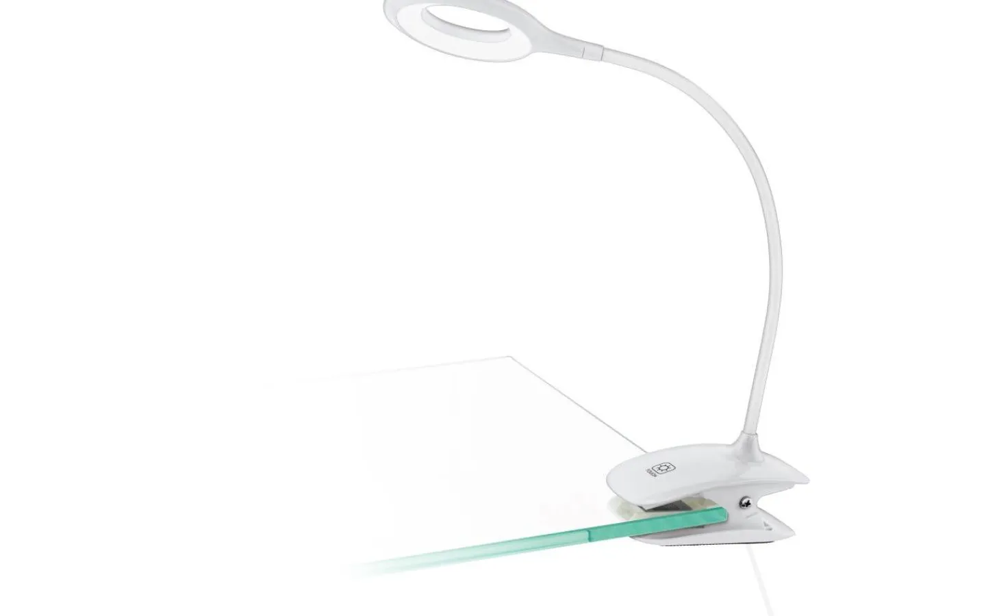 Klämlampor < Eglo Cabado Klämlampa 42cm Batteri/USB LED 3000K 3W Vit