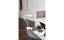 Klämlampor < Eglo Cabado Klämlampa 42cm Batteri/USB LED 3000K 3W Vit