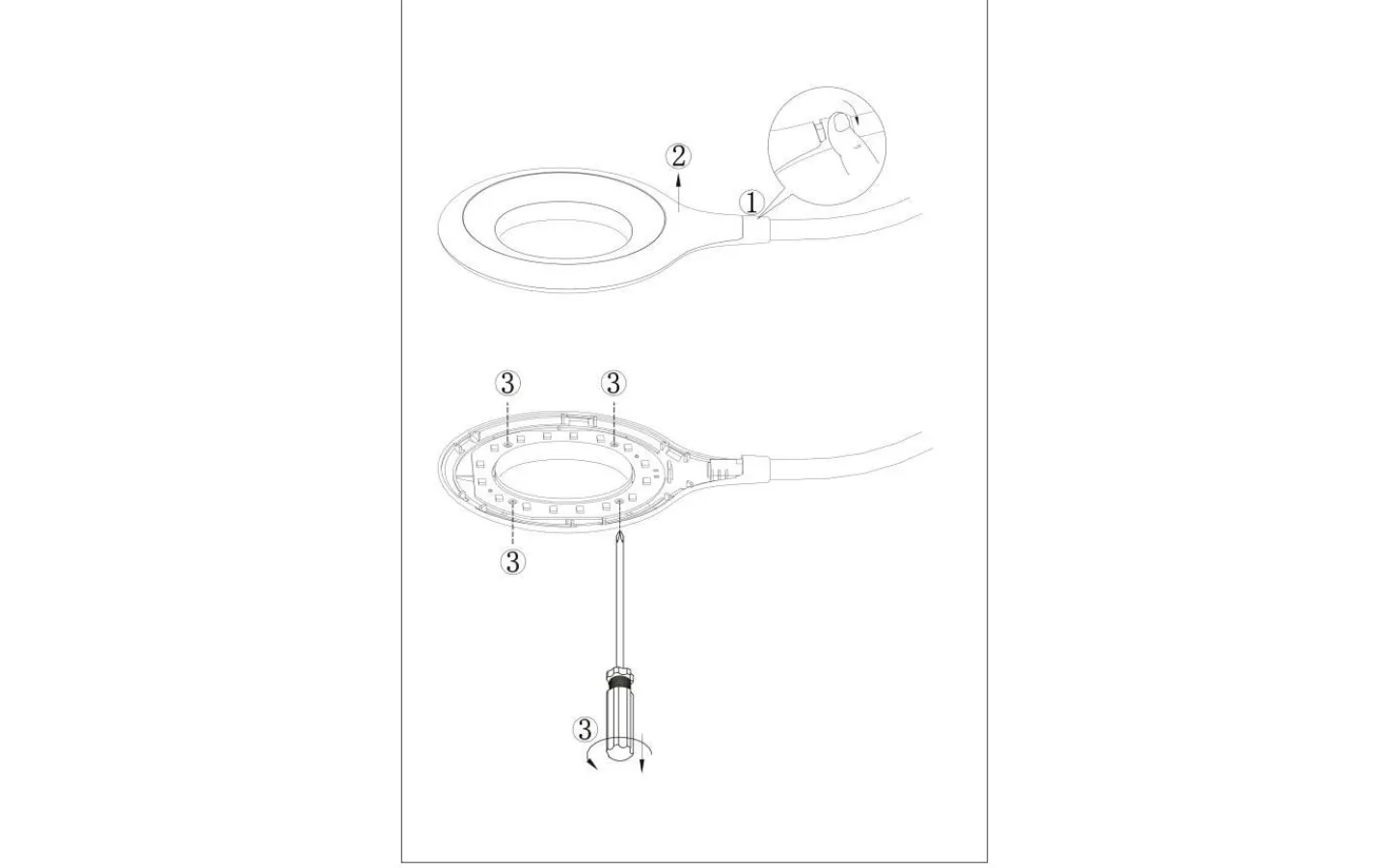 Klämlampor < Eglo Cabado Klämlampa 42cm Batteri/USB LED 3000K 3W Vit