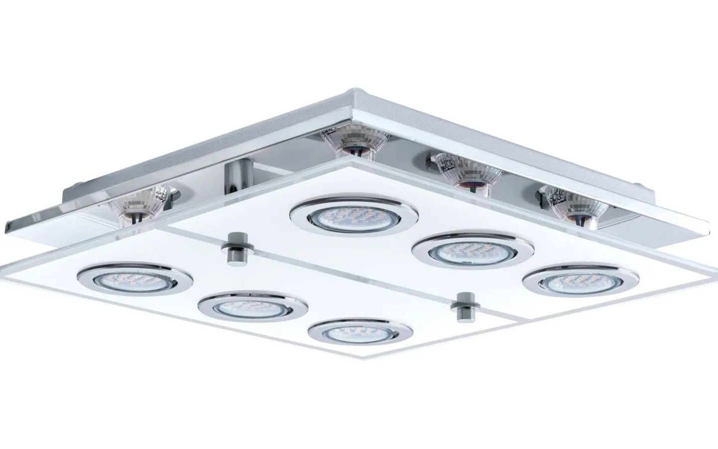 Plafonder-Eglo Cabo Plafond 34cm Krom