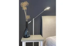 Golvläslampor-Aneta Cadiz Golvlampa 130cm LED 9W 3000K Vit/Stål