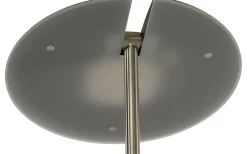 Uplight|Golvläslampor-Aneta Cadiz Golvlampa 186cm LED 28W+5W 3000K Svart/Mässing