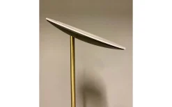 Uplight|Golvläslampor-Aneta Cadiz Golvlampa 186cm LED 28W+5W 3000K Svart/Mässing