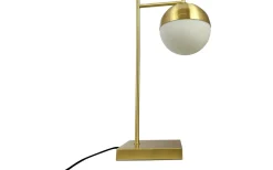 Skrivbordslampor|Bordslampor-Dyberg Larsen Caen Bordslampa 45cm Opal/Mässing