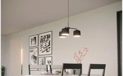 Stora Taklampor Ø50-69 Cm-Eglo Caguanes Taklampa 67cm Svart