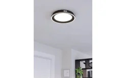 Plafonder < Eglo Calagrano Plafond 38cm LED 3000-6500K 21,5W med Fjärrkontroll Svart