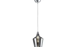 Fönsterlampor < Trio Lighting Calas Fönsterlampa 20cm rökfärgad