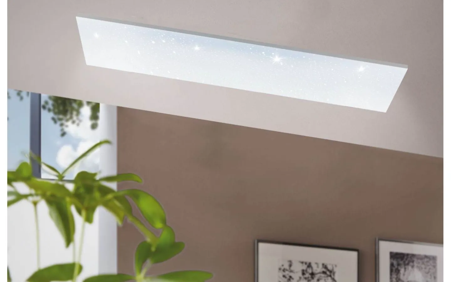 Plafonder-Eglo Calemar-S Plafond 99cm LED 4000K 19W Vit