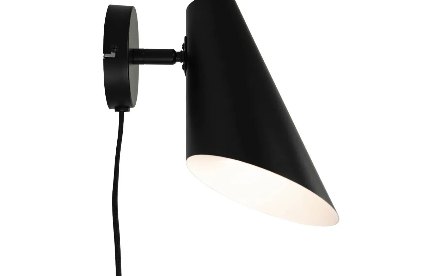 Läslampor-Dyberg Larsen Cale Vägglampa Svart