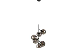 Vardagsrum-Markslojd Callisto Taklampa 45cm 6L Svart/Rök