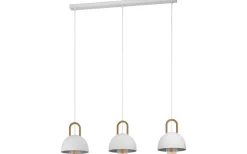Kök & Matplats|Avlånga Taklampor-Eglo Calmanera Taklampa 90cm 3L Vit