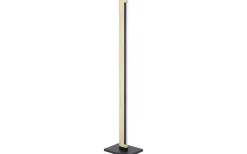 Golvlampor-Eglo Camacho Golvlampa 126cm LED 3000K 19,5W Svart/Ek