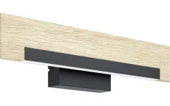Lampetter < Eglo Camacho Vägglampa 44cm LED 3000K 8,5W Svart/Ek