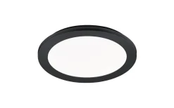 Badrumslampor Tak < Reality Camillus Plafond LED 26cm mattsvart IP44