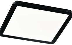Badrumslampor Tak-Reality Camillus Plafond LED 40x40cm mattsvart IP44