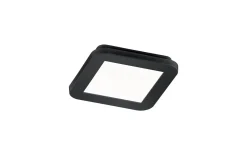 Badrumslampor Tak < Reality Camillus Plafond LED 17x17cm mattsvart IP44
