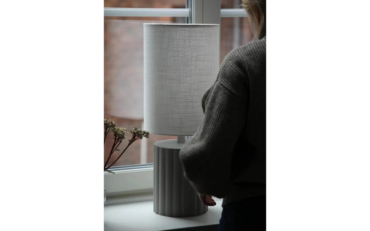 Bordslampor < Markslojd Can Bordslampa Vit/Grå 57cm