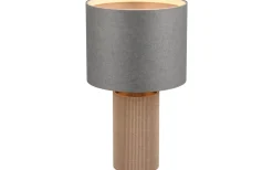 Bordslampor < Trio Lighting Canio Bordslampa 27cm E27 trä/grå
