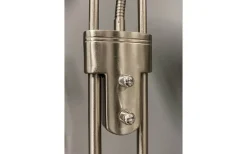 Uplight|Golvläslampor-Aneta Cannes Golvlampa 1,8m LED 3000K 25W+5W Dimbar Stål