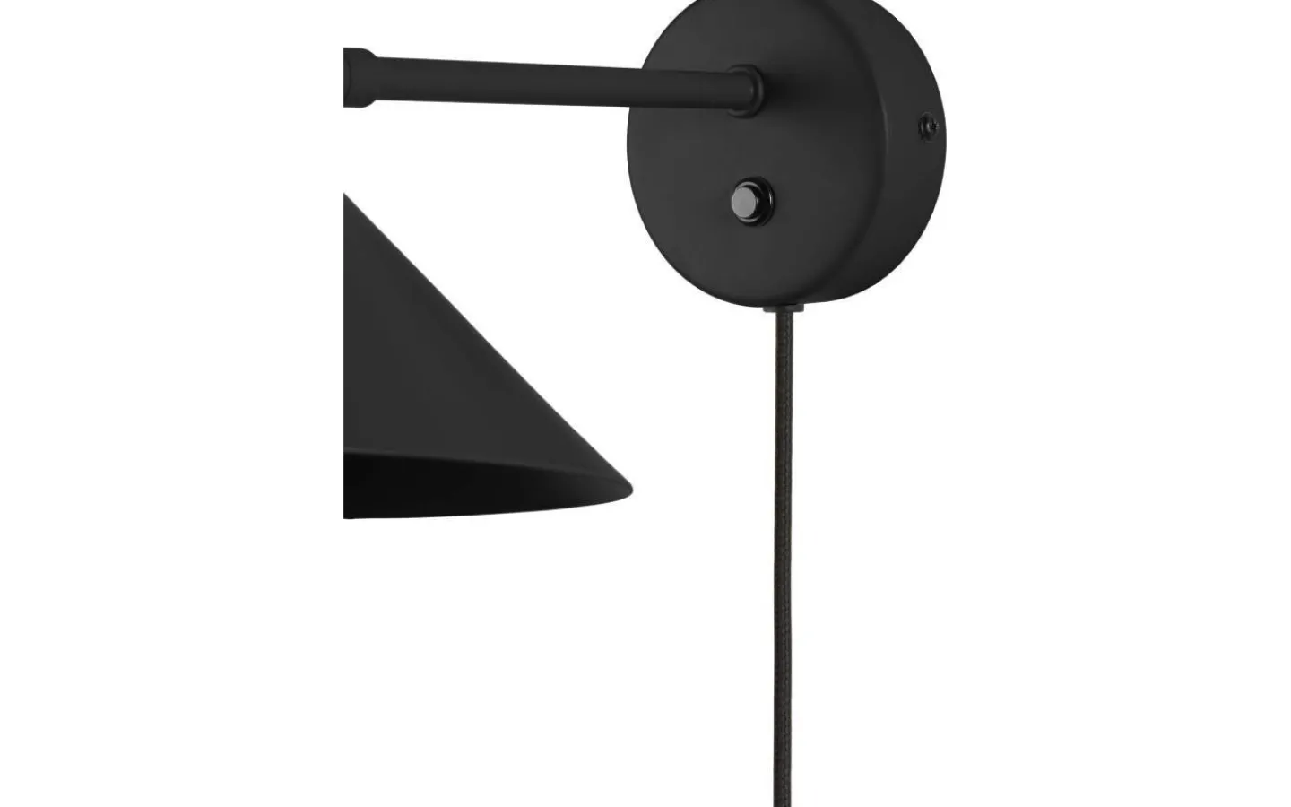 Läslampor-Globen Lighting Cannes Vägglampa 20cm Svart