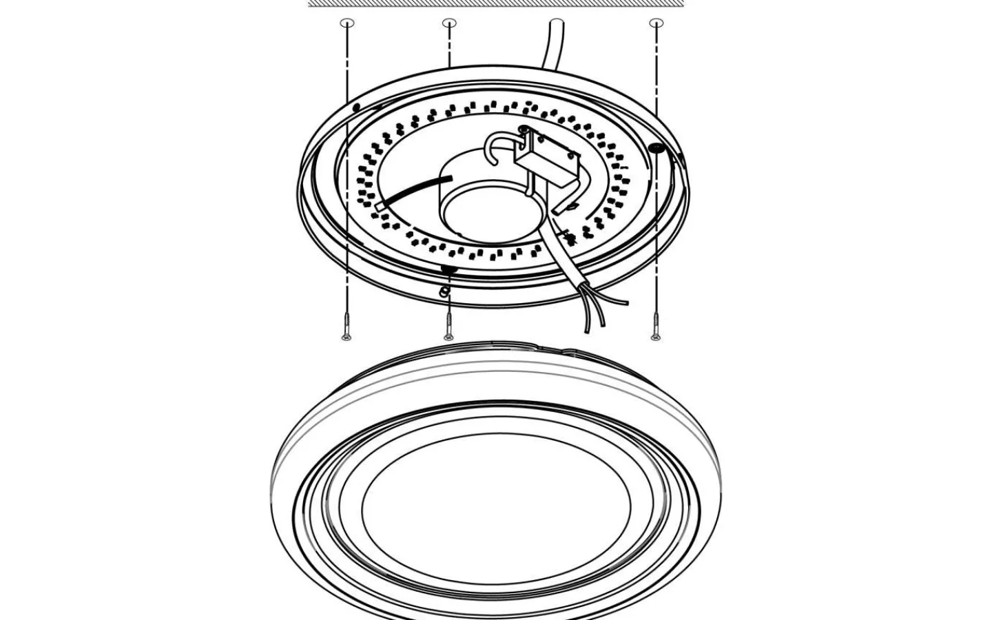 Plafonder < Eglo Capasso Plafond 34cm Connect LED 2700-6500K + RGB 17W Vit