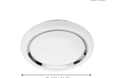Plafonder < Eglo Capasso Plafond 34cm Connect LED 2700-6500K + RGB 17W Vit