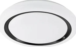 Plafonder < Eglo Capasso Plafond 48cm LED 3000K 19,5W Svart/Vit