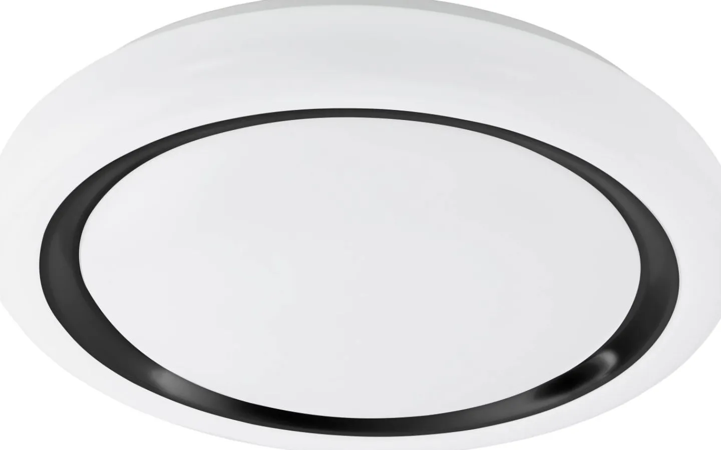Plafonder < Eglo Capasso Plafond 48cm LED 3000K 19,5W Svart/Vit