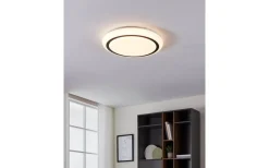 Plafonder < Eglo Capasso Plafond 48cm LED 3000K 19,5W Svart/Vit