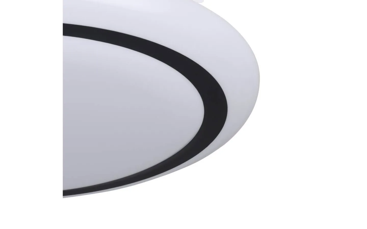 Plafonder < Eglo Capasso Plafond 48cm LED 3000K 19,5W Svart/Vit