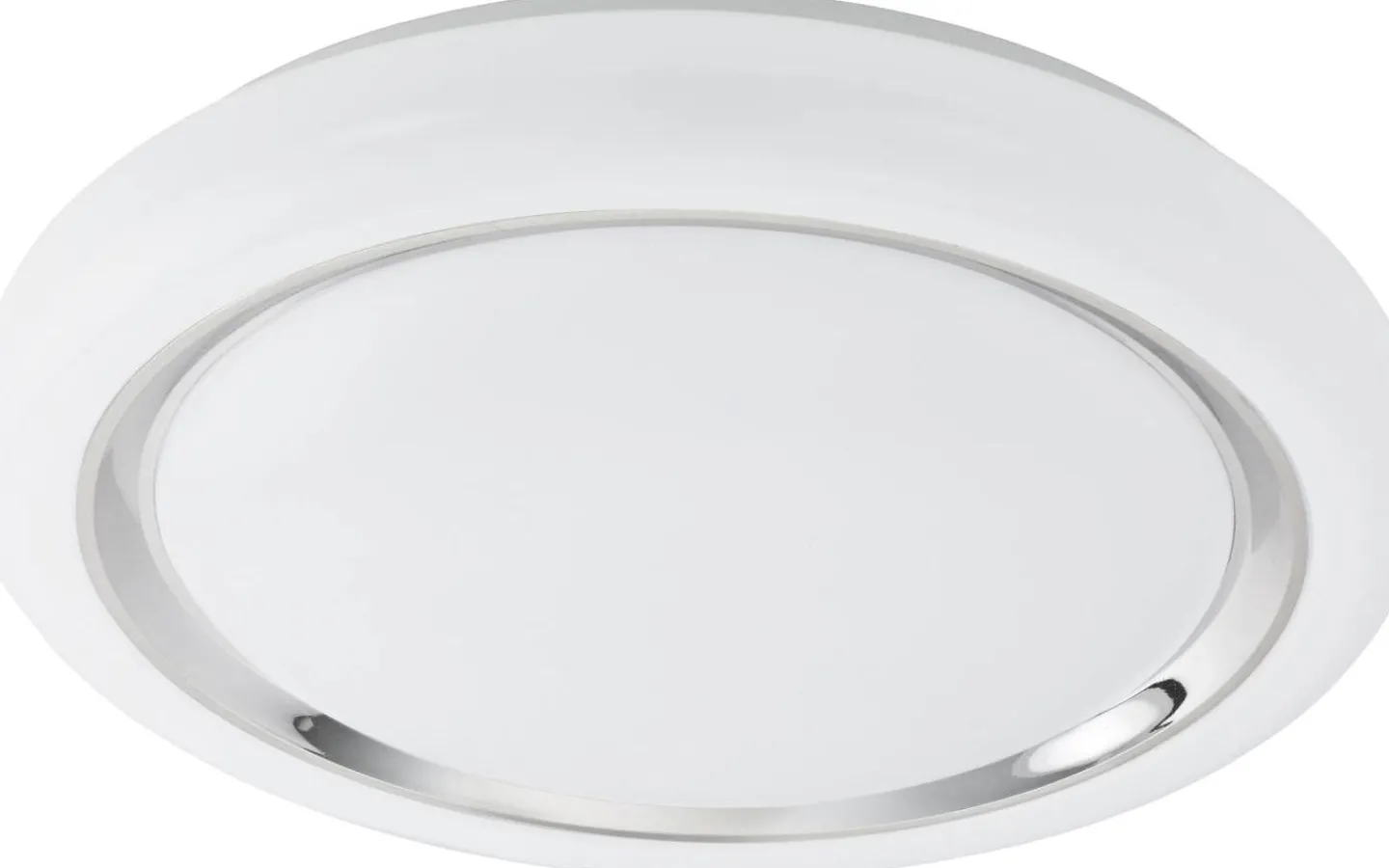 Plafonder < Eglo Capasso Plafond 40cm LED 3000K 20W Vit/Krom