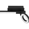Takspot Med 1 Lampa < Eglo Cardillio 2 Takspotlight 23cm LED 3000K 3,2W + 2,2W Svart