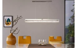 Avlånga Taklampor-Eglo Cardito Hisslampa 70cm LED 2700-5000K 24W Krom/Kristall