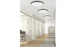 Plafonder < Trio Lighting Cardona Plafond LED 75cm mattsvart