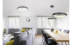 Stora Taklampor Ø50-69 Cm < Trio Lighting Cardona Takpendel LED 62cm mattsvart