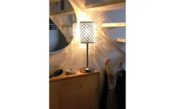 Bordslampor < Oriva Carlo Bordslampa Kristall K5 52cm Krom