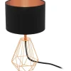 Bordslampor-Eglo Carlton Bordslampa 31cm Koppar/Svart