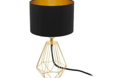 Bordslampor < Eglo Carlton Bordslampa 31cm Mässing/Svart