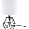 Bordslampor-Eglo Carlton Bordslampa 31cm Vit/Svart